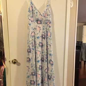 Floral Lulus Maxi Dress